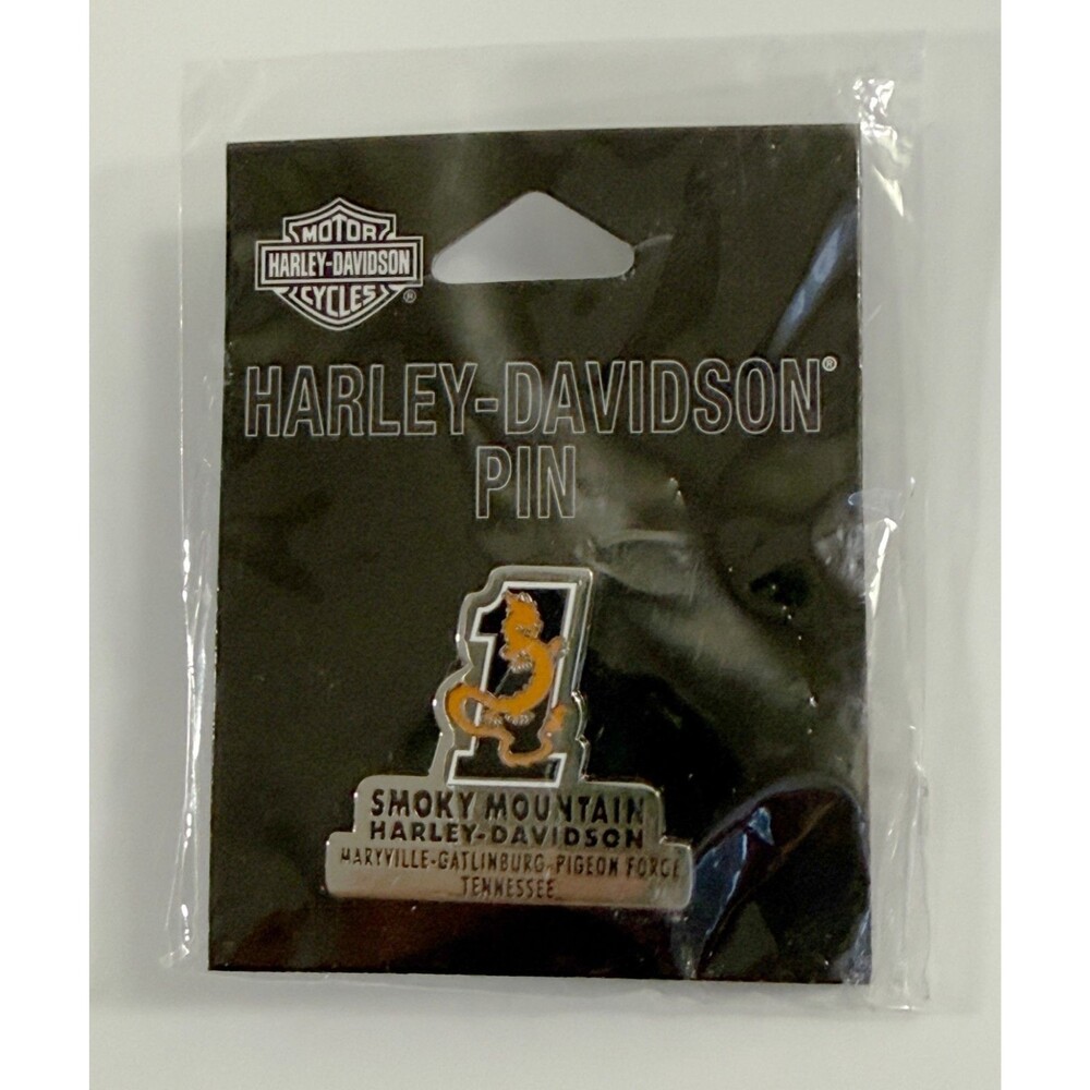 Harley-Davidson Vest Lapel Pin Smoky Mountain HD Pigeon Forge TN  NEW‎